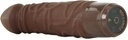 JUGUETES - STUD SILICONE WOODY BROWN 7 FUNCTIONS