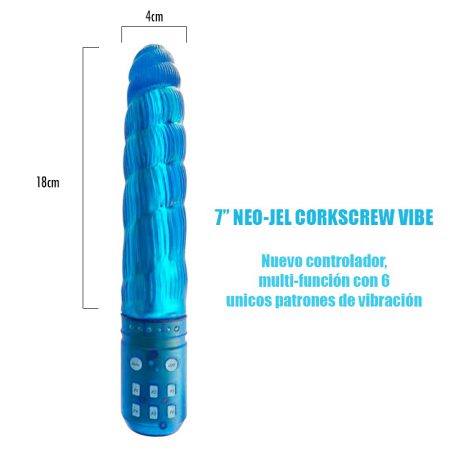 JUGUETES - NEO-JEL CORKSCREW VIBE