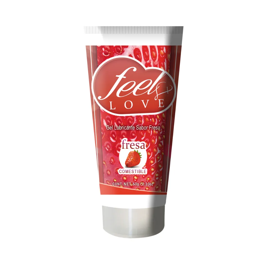 Feel Love Caja 60ml 2026 Lubricante Fresa comestible.webp