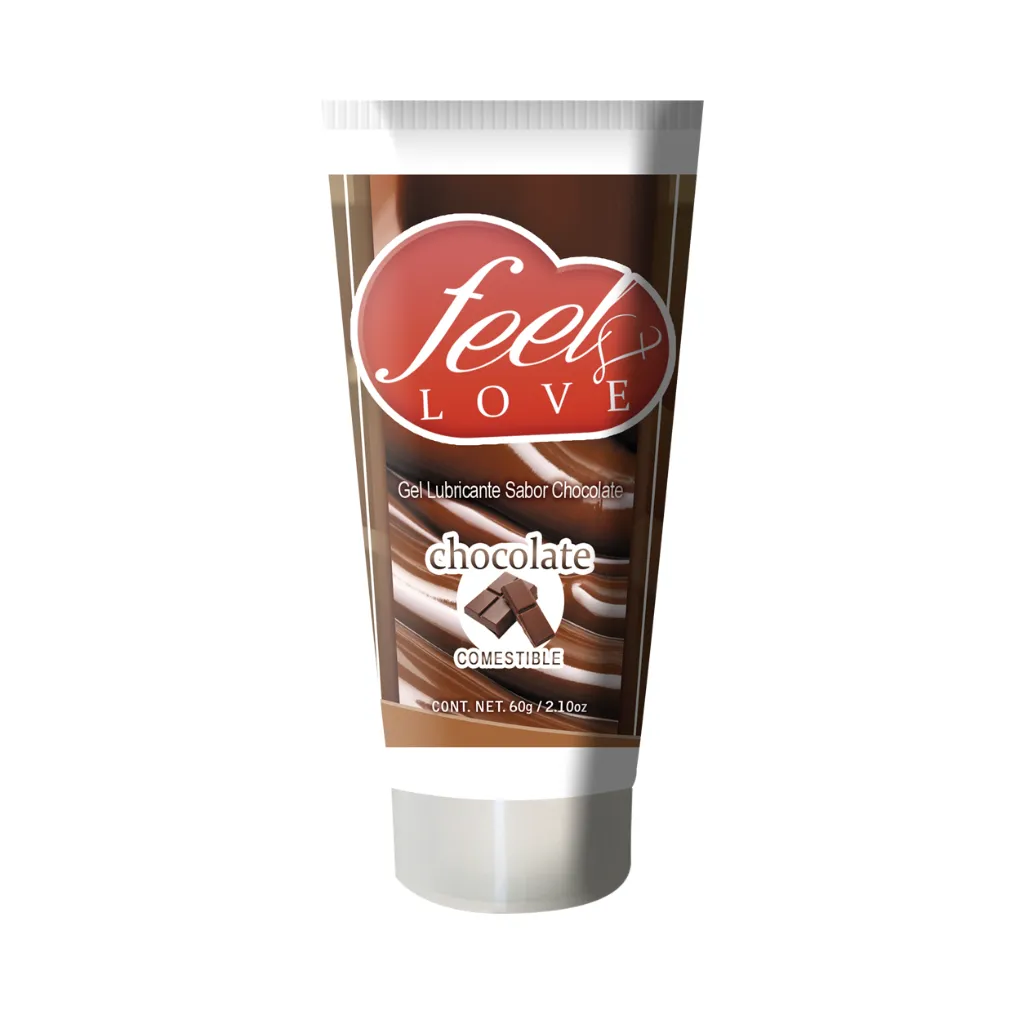 Feel Love Caja 60ml 2026 Lubricante Chocolate comestible.webp