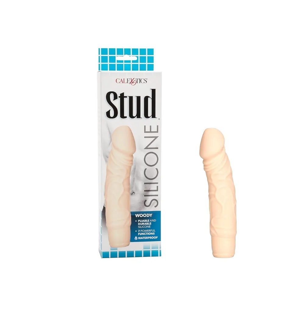JUGUETES - STUD SILICONE WOODY VANILA 7 FUNCTIONS (1).webp