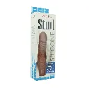 JUGUETES - STUD SILICONE WOODY BROWN 7 FUNCTIONS.webp