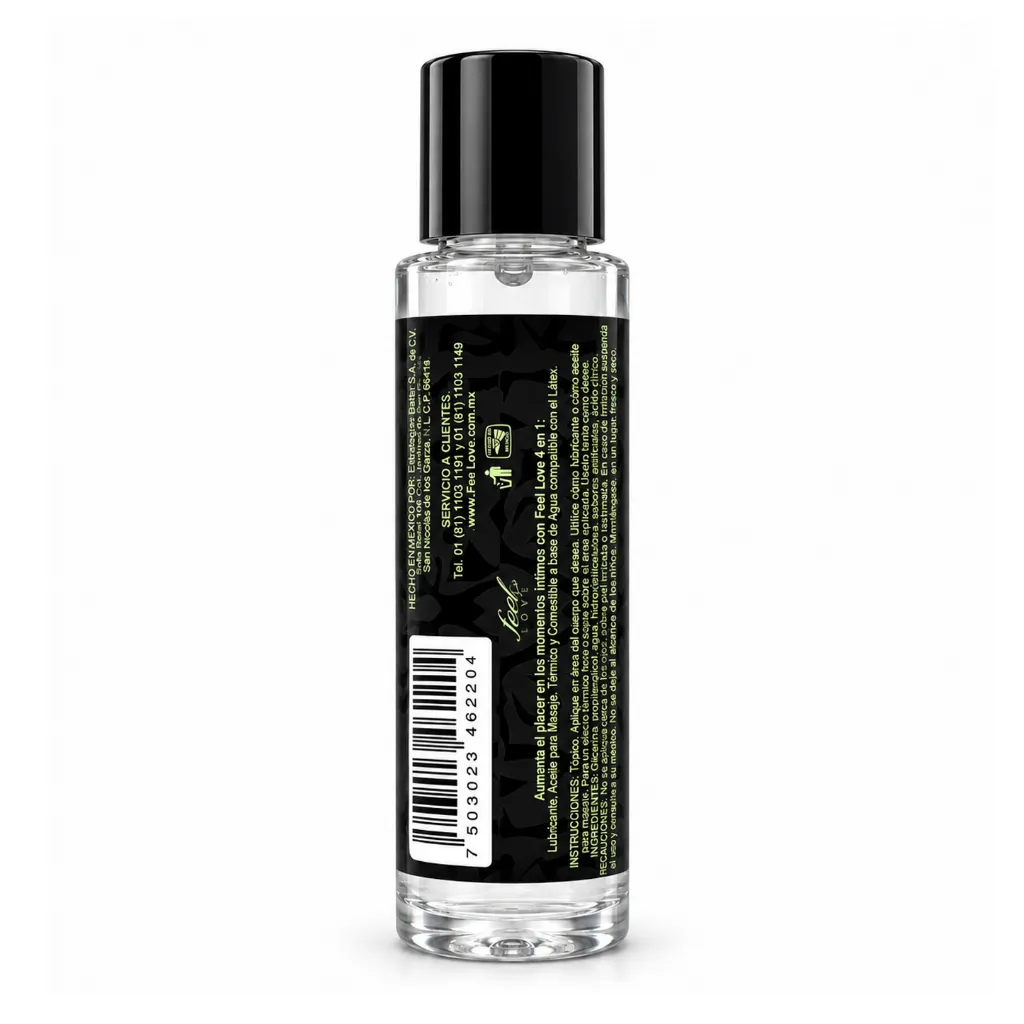 Feel Love Lubricante Aceite 4EN1 60ML Termico Comestible Digital 26 Manzana del Eden Lado.webp