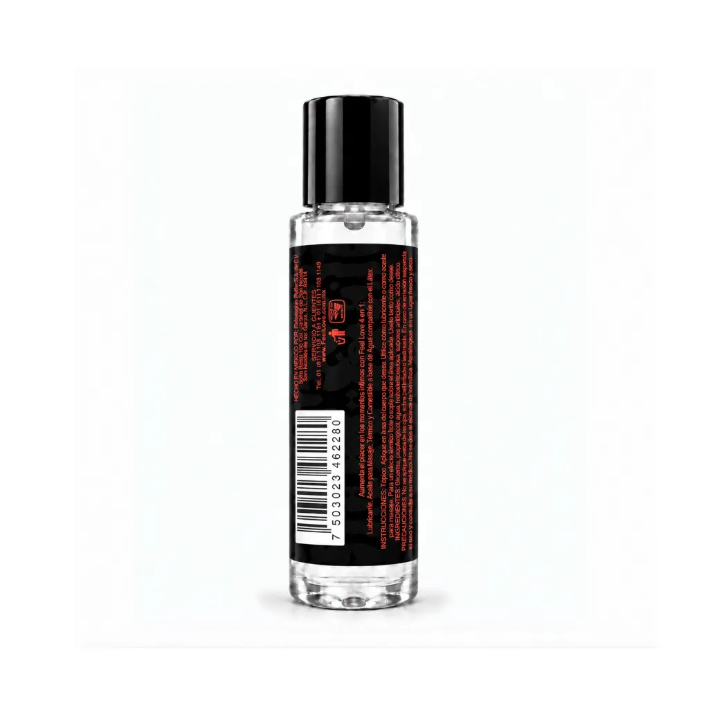 Feel Love Lubricante Aceite 4EN1 30ML Termico Comestible Digital 26 Cereza Seductora REVERSO.webp