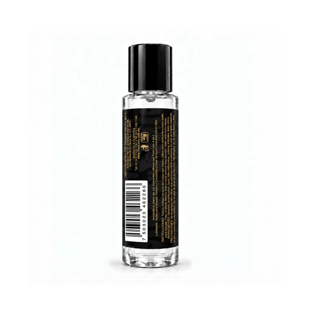 Feel Love Lubricante Aceite 4EN1 30ML Termico Comestible Digital 26 Chocolate REVERSO.webp