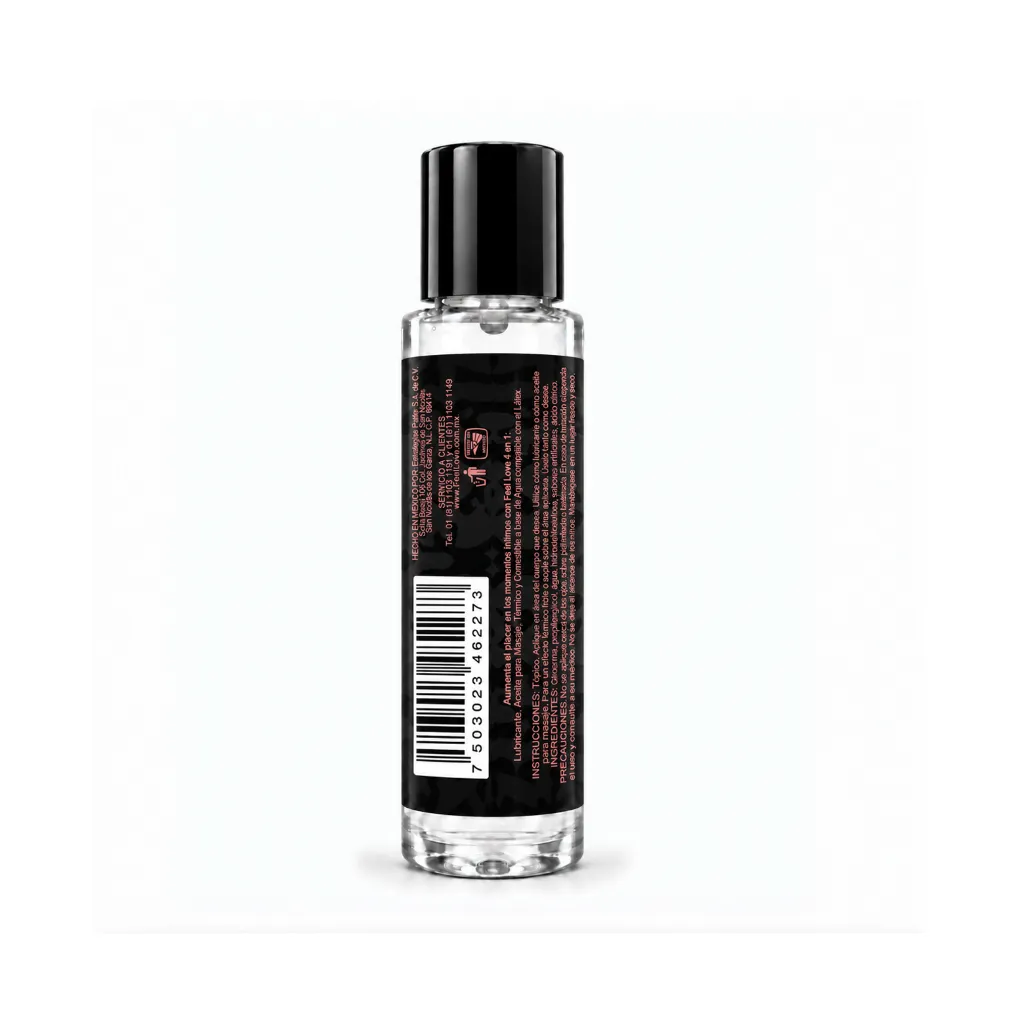 Feel Love Lubricante Aceite 4EN1 30ML Termico Comestible Digital 26 Fresa REVERSO.webp