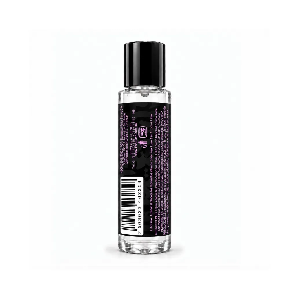 Feel Love Lubricante Aceite 4EN1 30ML Termico Comestible Digital 26 Frutas Prohibidas REVERSO.webp
