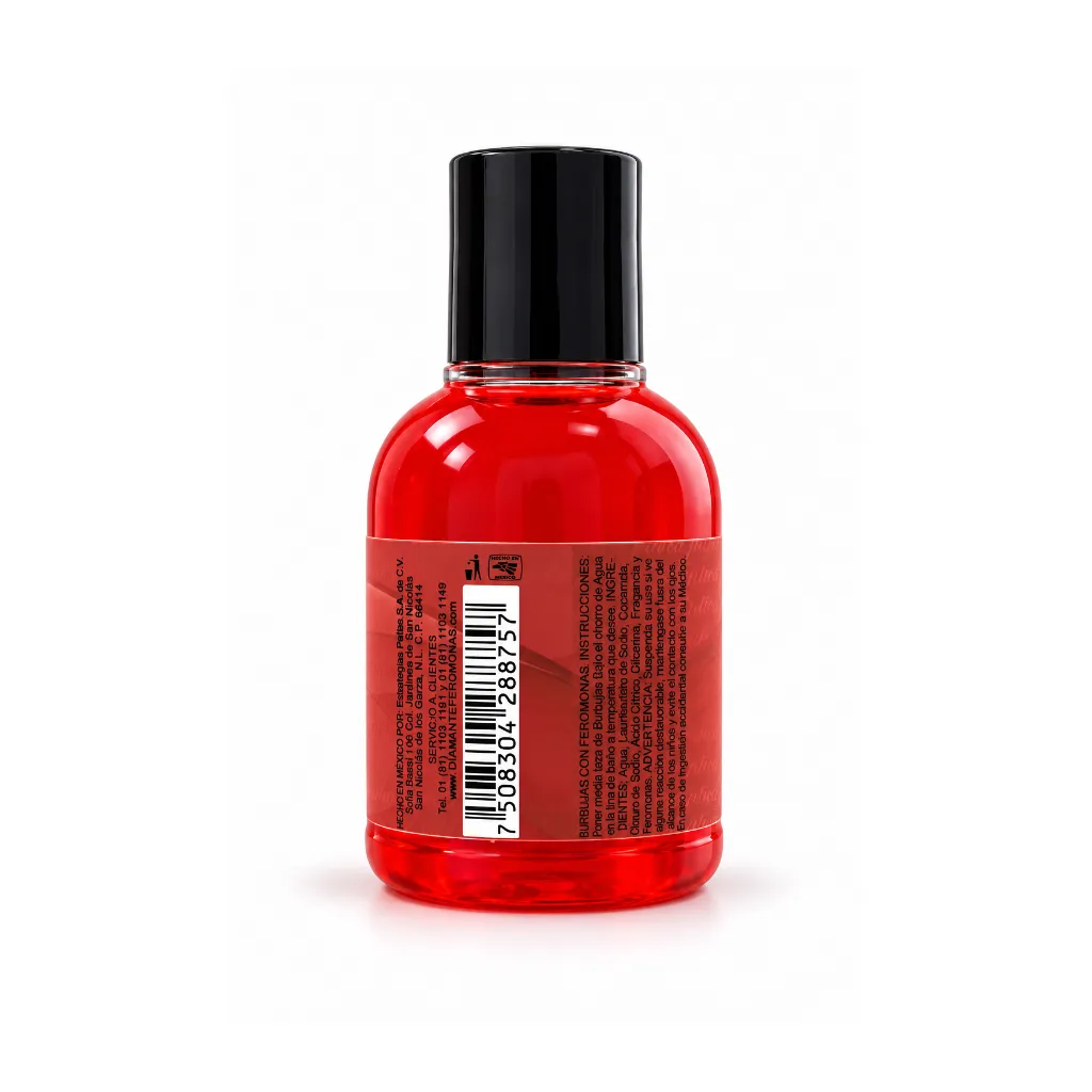 Diamante Feromonas Burbujas para Baño Digital 100ml 26 Manzana Canela Romantica Fusion REVERSO.webp