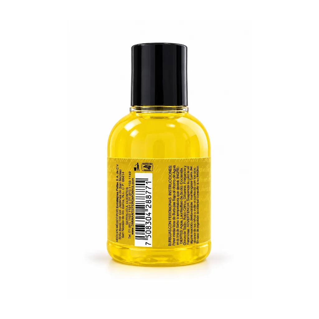 Diamante Feromonas Burbujas para Baño Digital 100ml 26 Pasiones ve Vainilla REVERSO.webp