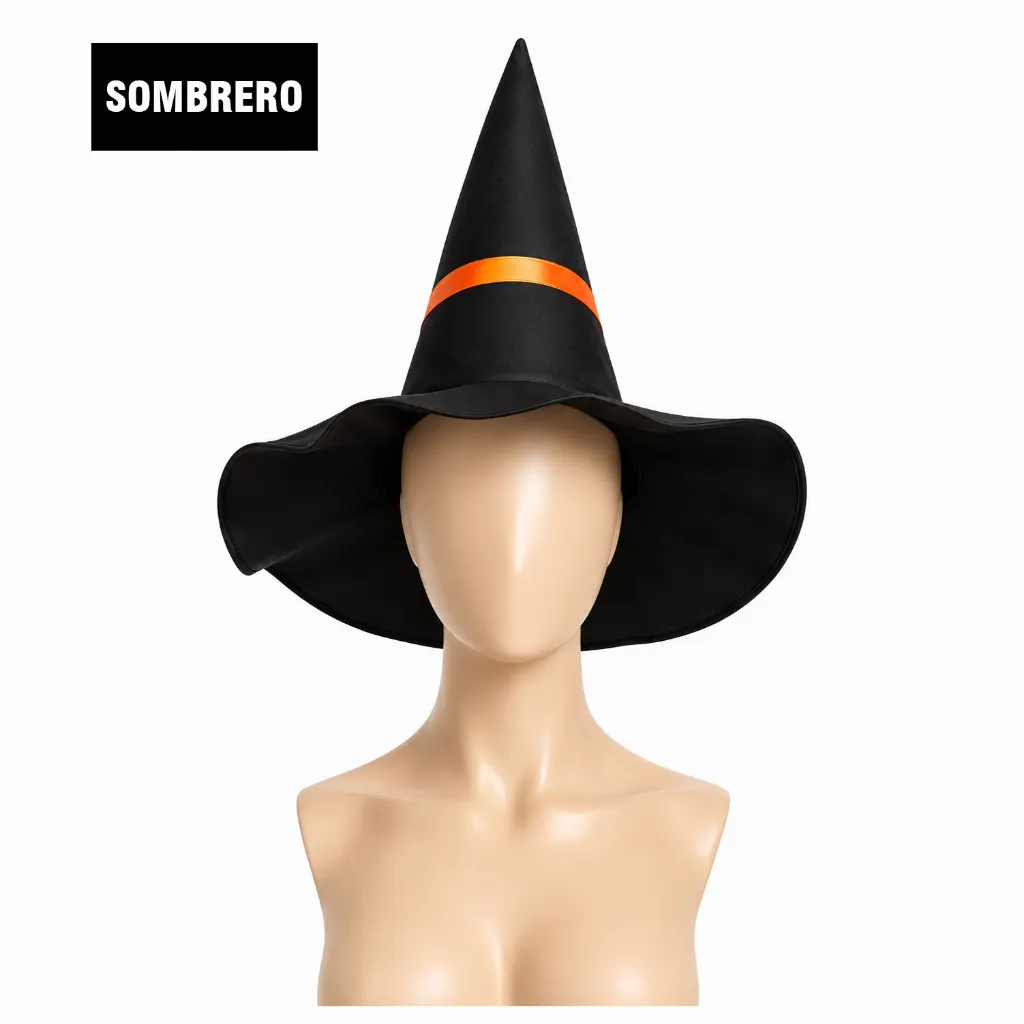 Maniquie Disfraz Brujita SOMBRERO.webp