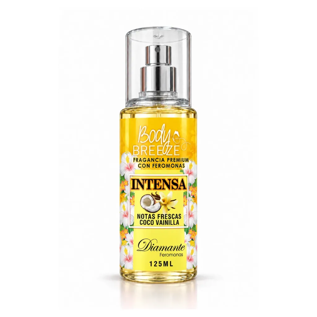 Feromonas Body Breeze 125ml INTENSA (Coco-Vainilla)