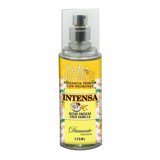 Feromonas Body Breeze 125ml INTENSA (Coco-Vainilla)