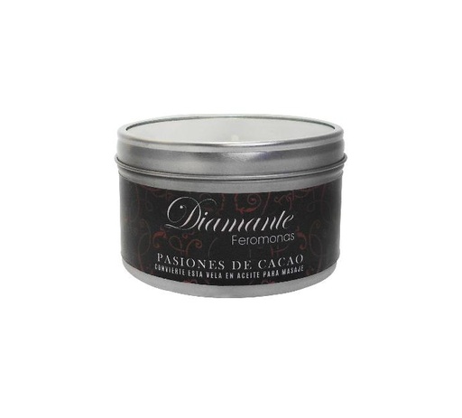 [V-PCAC-8] Vela para Masaje Feromonas 8oz. PASIONES DE CACAO