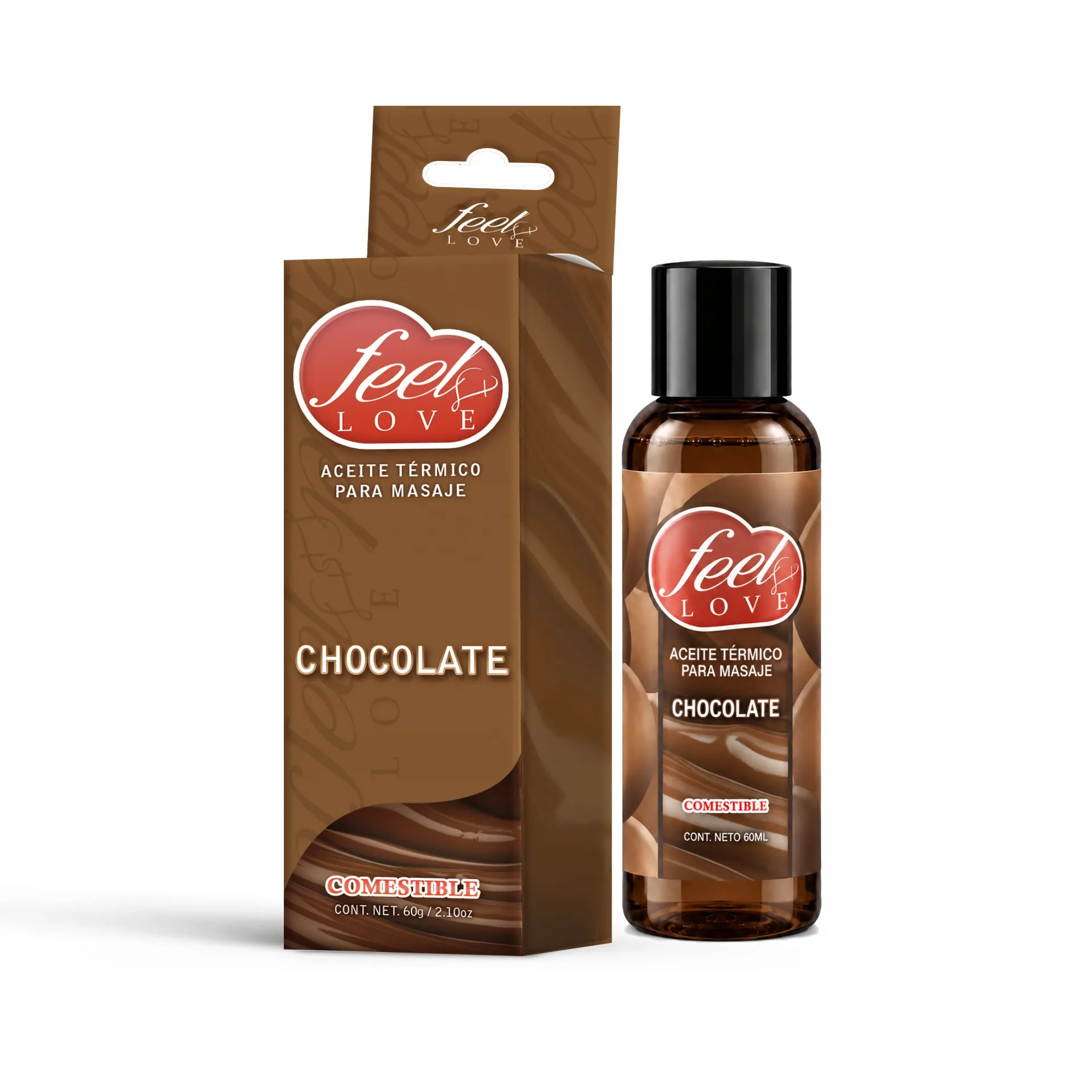 [FEEL-ACCH] Aceite Térmico Feel Love Chocolate 60ml