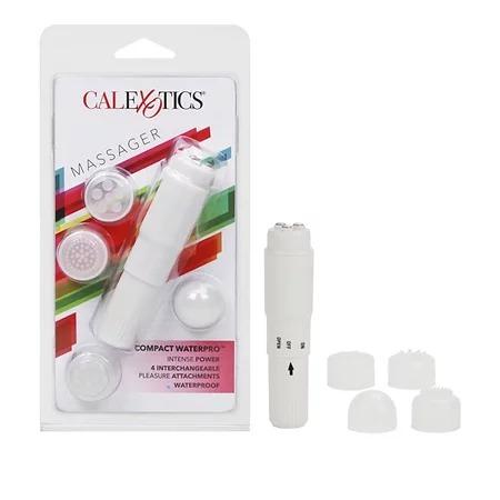 JUGUETES - MASSAGER COMPACT WATERPRO INTENSE POWER 4 INTERCHANGEABLE