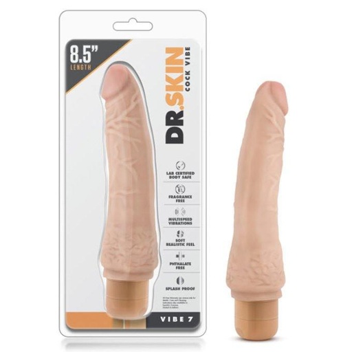 JUGUETES - DR. SKIN COCK VIBE 7