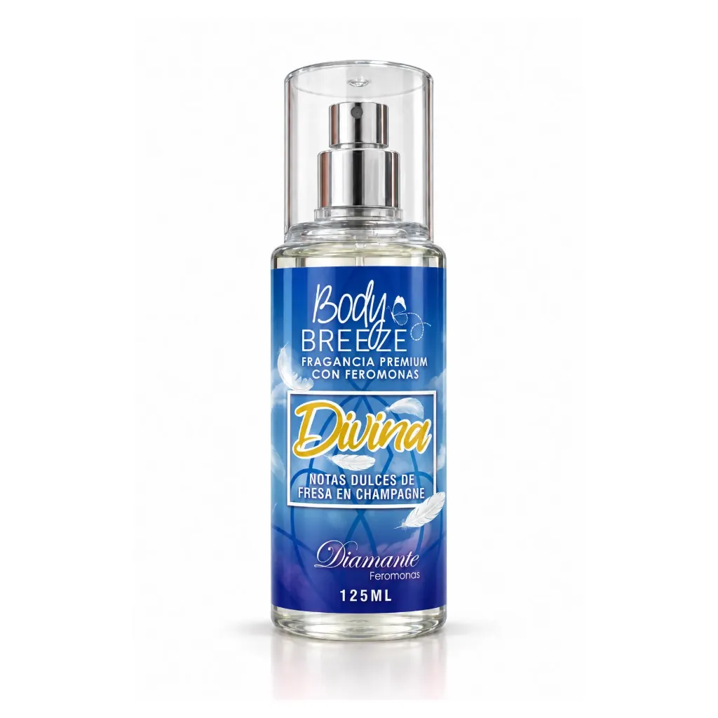 Feromonas Body Breeze 125ml DIVINA (FRESA CHAMPAGNE)