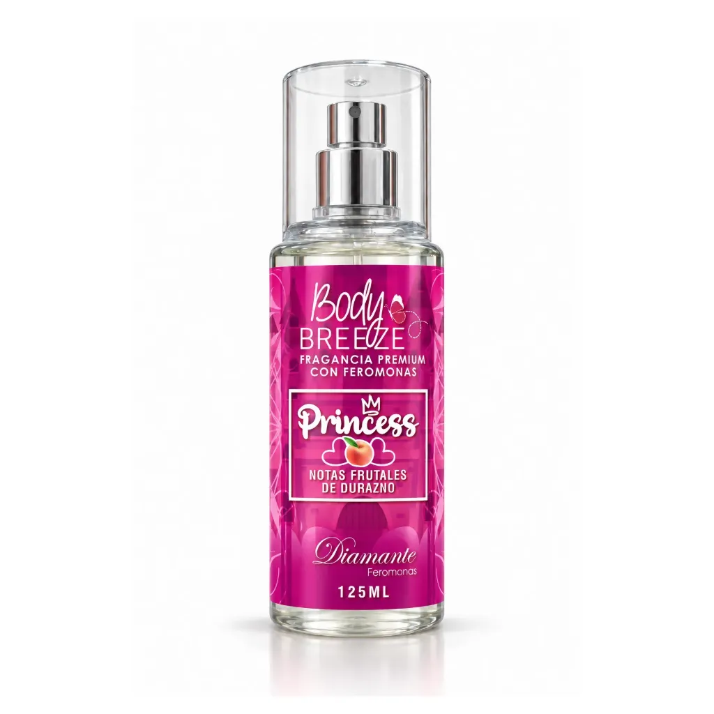 Feromonas Body Breeze 125ml PRINCESS (DURAZNO)