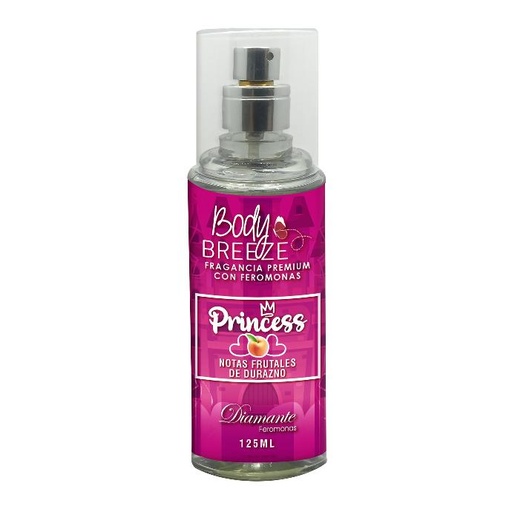 Feromonas Body Breeze 125ml PRINCESS (DURAZNO)