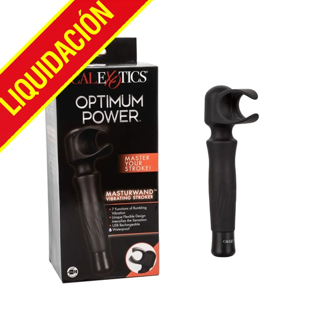 JUGUETES - OPTIMUM POWER MASTUWAND VIBRATING STRONGER