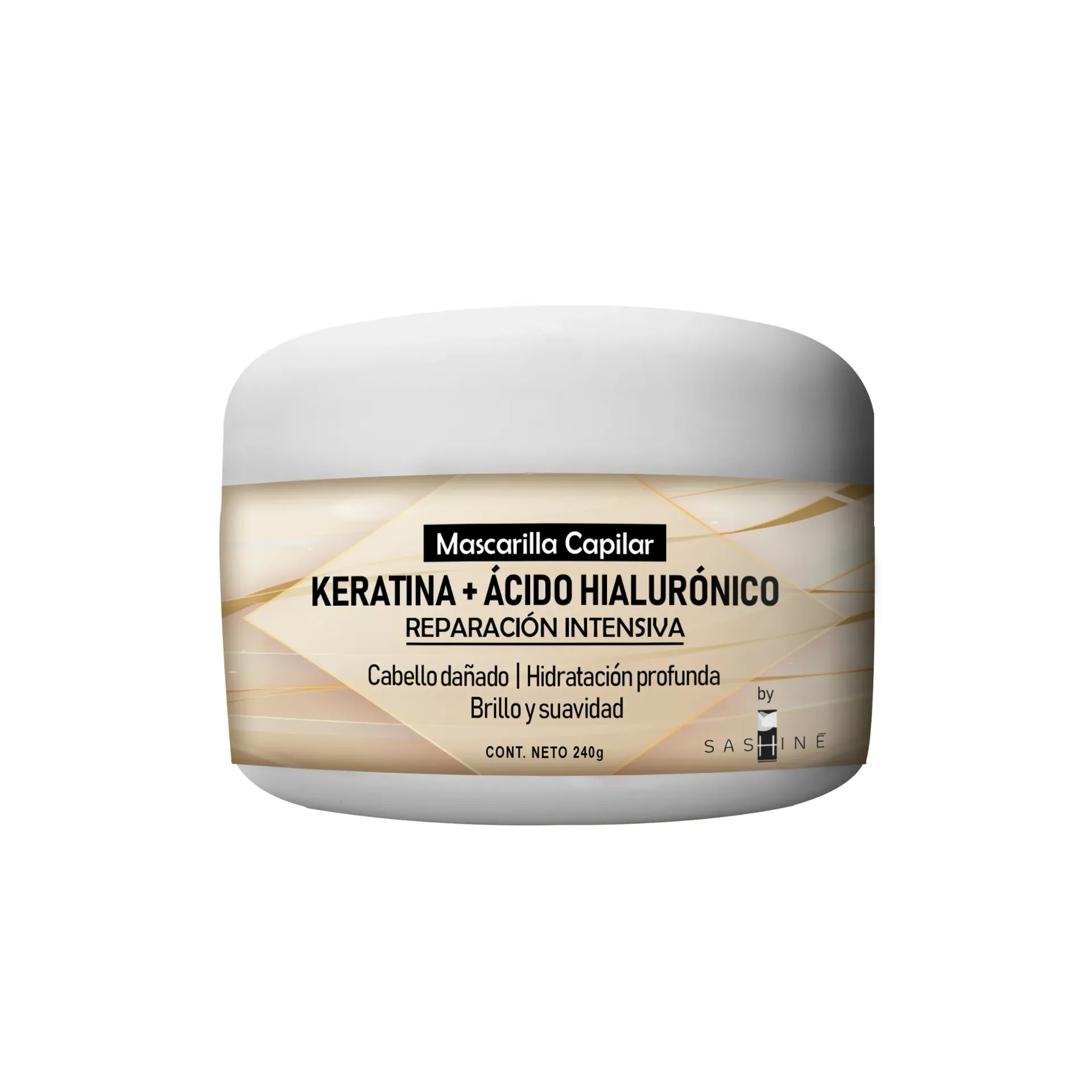 SASHINE MASCARILLA CAPILAR KERATINA + ACIDO HIALURONICO