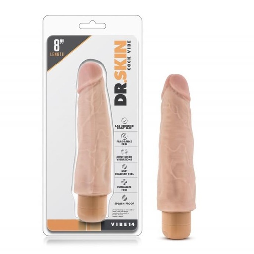 JUGUETES - DR SKIN COCK VIBE 14