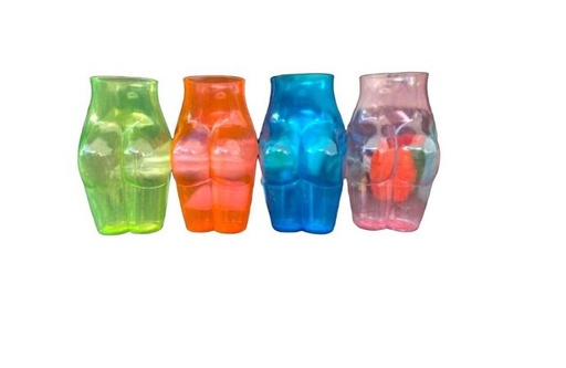 JUGUETES - VASO FORMA DE MUJER