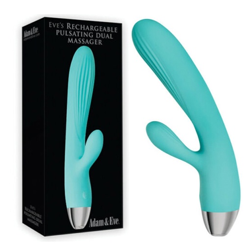 [AE-BL-4296-2] JUGUETES - ADAM & EVE MASAJEADOR DUAL PULSANTE RECARGABLE DE EVE