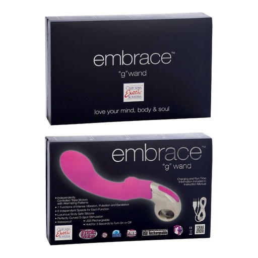 [SE-4610-05-3] JUGUETES - EMBRACE G WAND MIND BODY AND SOUL PINK