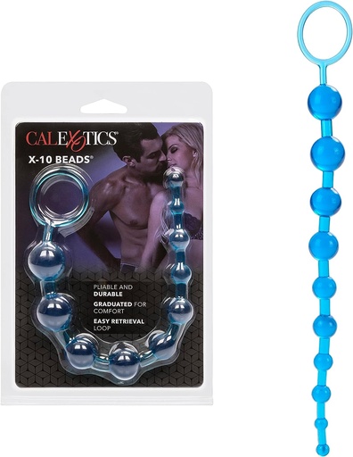 JUGUETES - CALEXOTICS X-10 BEADS BLUE